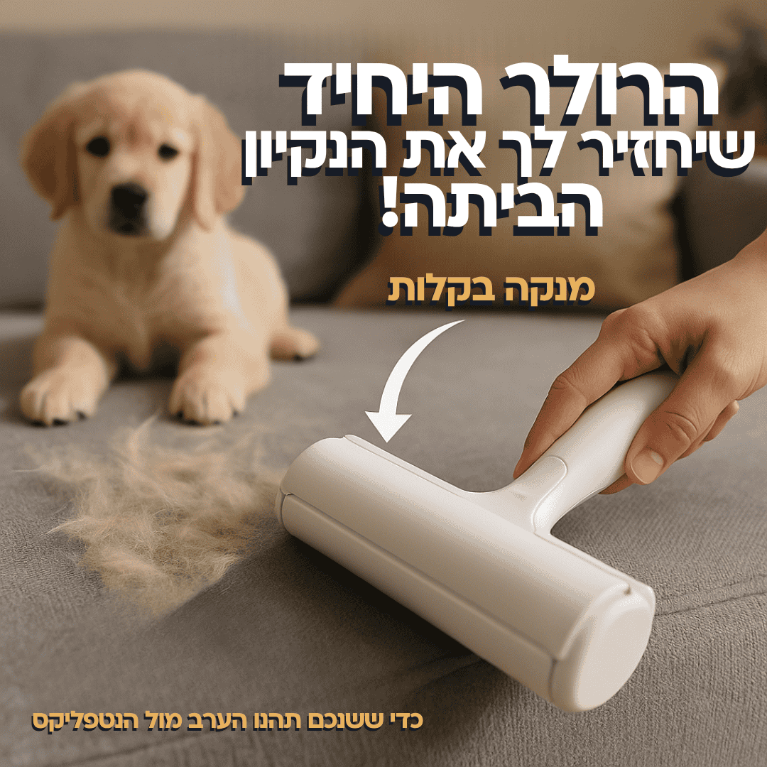 הרולר שמשנה את כללי המשחק  - סוף סוף להרגיש בשליטה על השיער של החבר הכי טוב שלך בבית