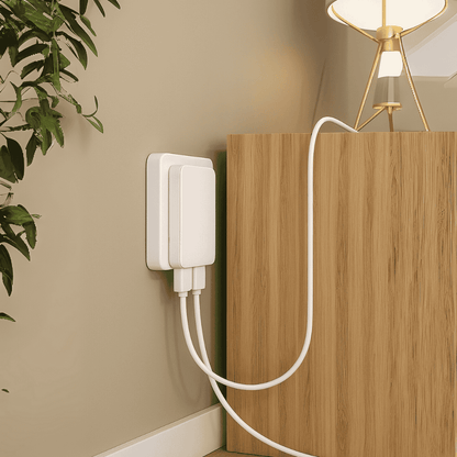 מטען מהיר שטוח 65W – טעינה חכמה למקומות הצפופים של הבית