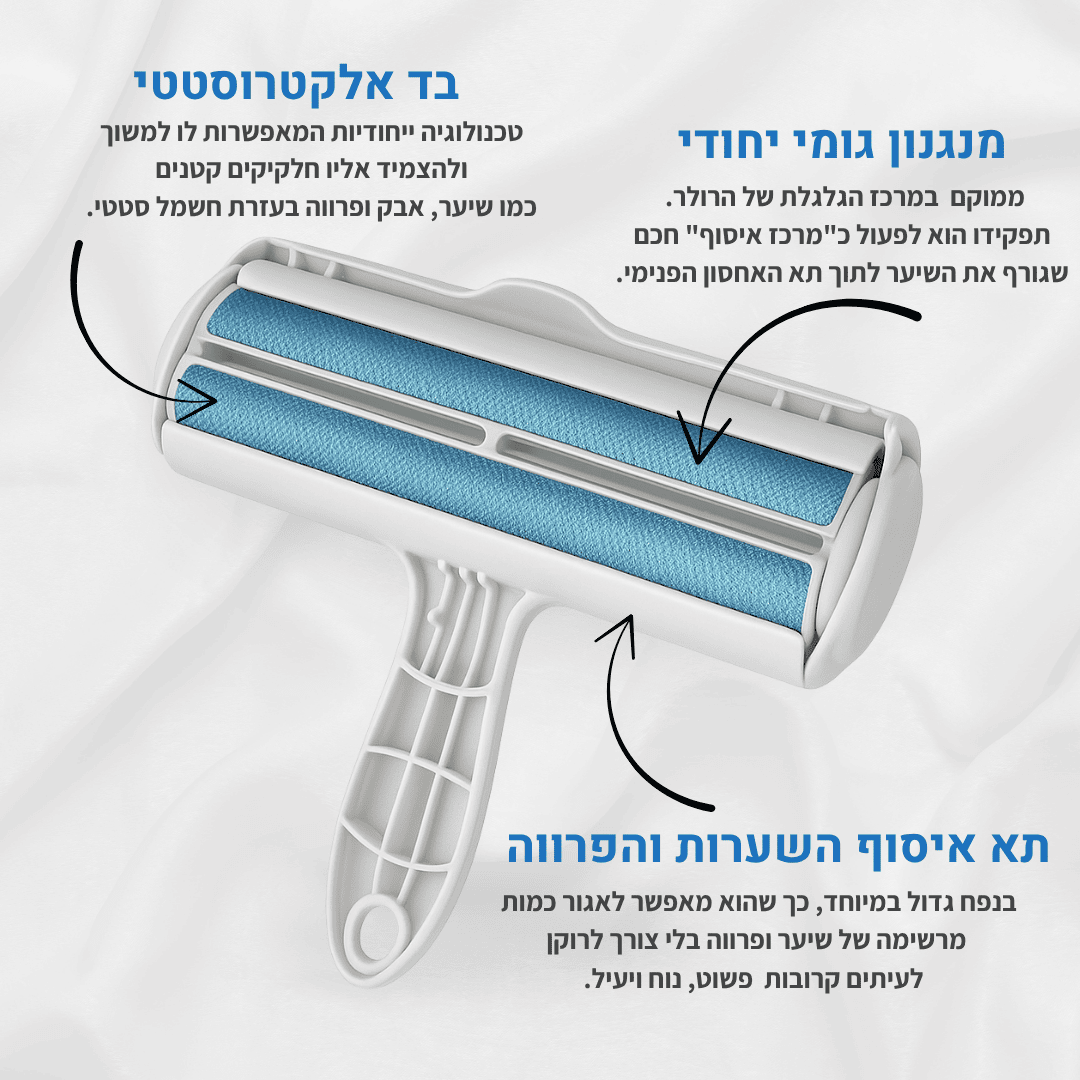 הרולר שמשנה את כללי המשחק  - סוף סוף להרגיש בשליטה על השיער של החבר הכי טוב שלך בבית